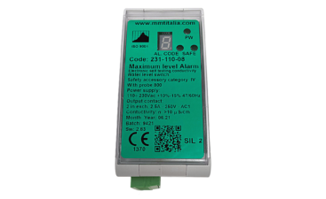 230-1 Limitatore di minimo livello con autodiagnosi SIL2 conforme Direttiva 2014/68/UE (PED) – certificazione B+D